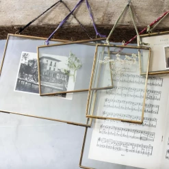 Nkuku Brass Kiko Photo Frame