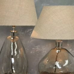 Nkuku Large Baba Glass Lamp