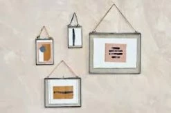 Nkuku Medium Kiko Zinc Hanging Frame 5 x 7 inch Landscape