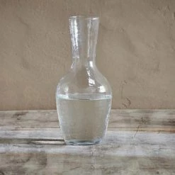Nkuku Yala Hammered Jug - Clear