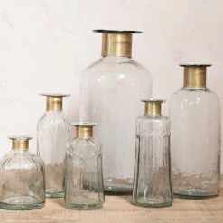 Nkuku Large Chara Hammered Bottle 5 Nkuku Large Chara Hammered Bottle