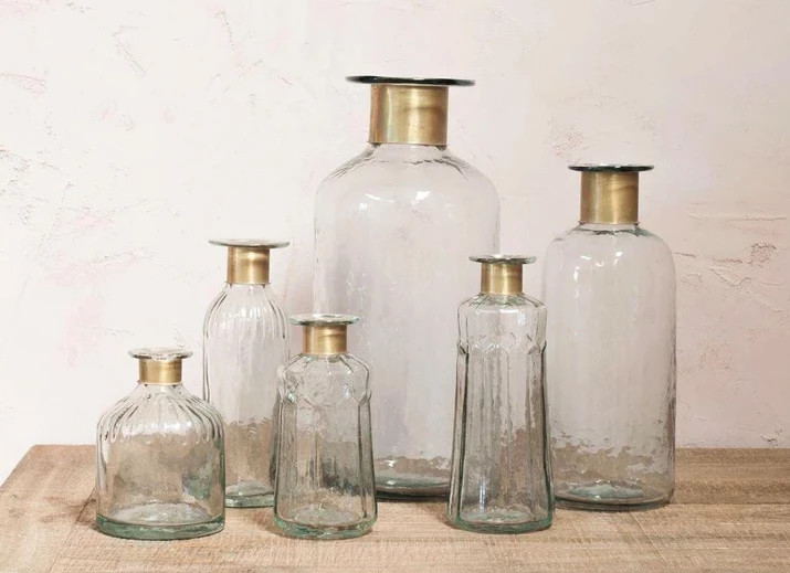 Nkuku Large Chara Hammered Bottle 3 Nkuku Large Chara Hammered Bottle