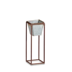 Nkuku Narlu Zinc Planter Stand Medium