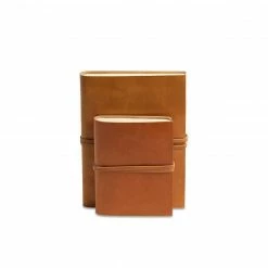 Nkuku A6 Tanned Rustic Leather Journal Note Book