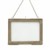 Nkuku Horizontal Photo Frame Brass & Glass