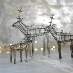 Nkuku Large Ineko Wire Reindeer
