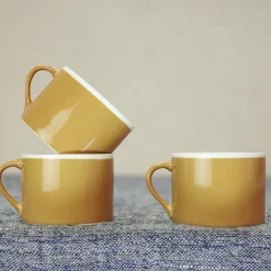 Nkuku Large Mustard Datia Mug