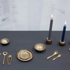 Nkuku Set of 2 Brushed Gold Jahi Spoon