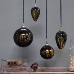 Nkuku Large Aged and Amber Danoa Giant Bauble Drop