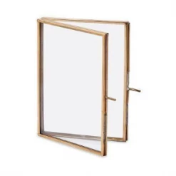 Nkuku Antique Brass Danta Folded Frame - 5x7