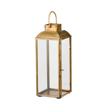 Nkuku Maro Brass Lantern - Tall 1 Nkuku Maro Brass Lantern - Tall